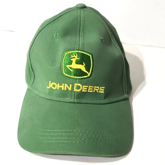 John Deere Embroidered Logo Green Baseball Unisex Adjustable Cap - Picture 6 of 6